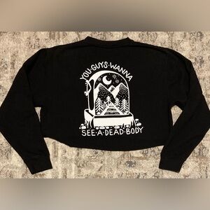 Night Crimes x Goonies Cripped Sweatshirt XL